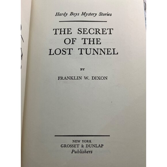 The Hardy Boys Series: The Secret Of The Lost Tunnel Number 29 Vintage - Picture 10 of 16